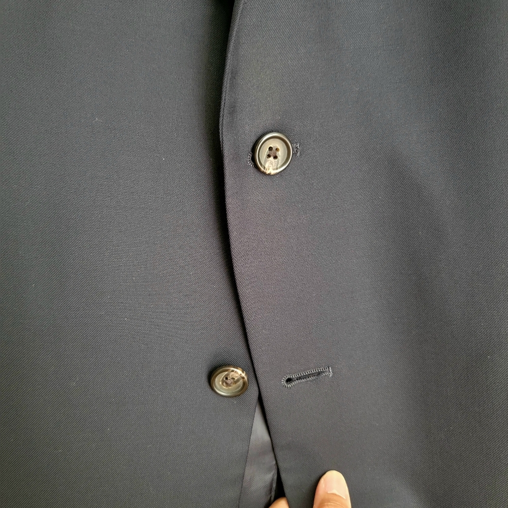Lauren Ralph Lauren LRL 100%‎ Wool Two-Button Closure Suit Jacket Coat Size 44R - Picture 2 of 13